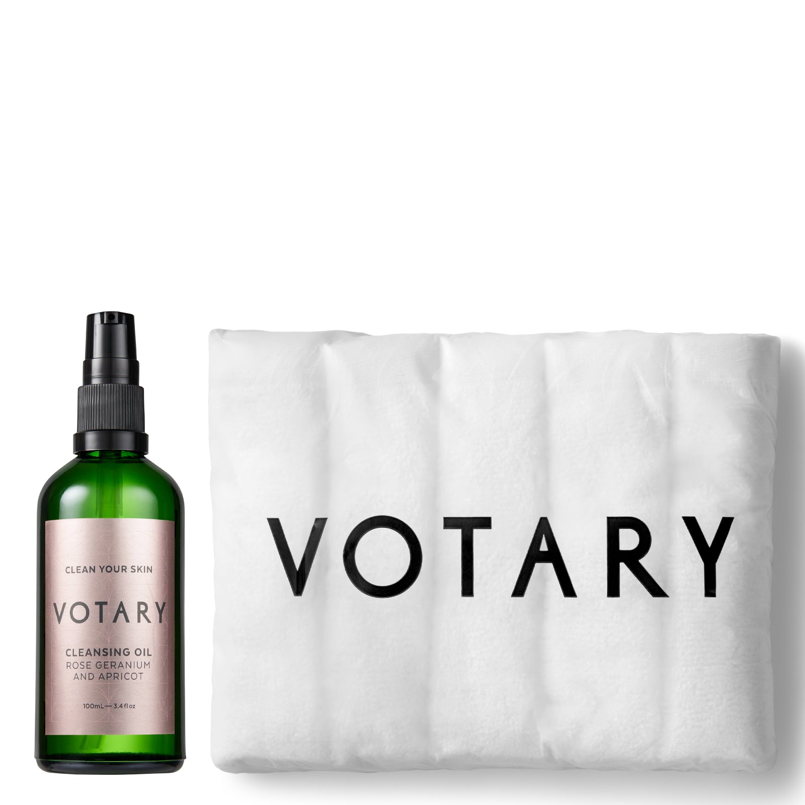 Cleansing Oil and Pack of 5 Face Cloths