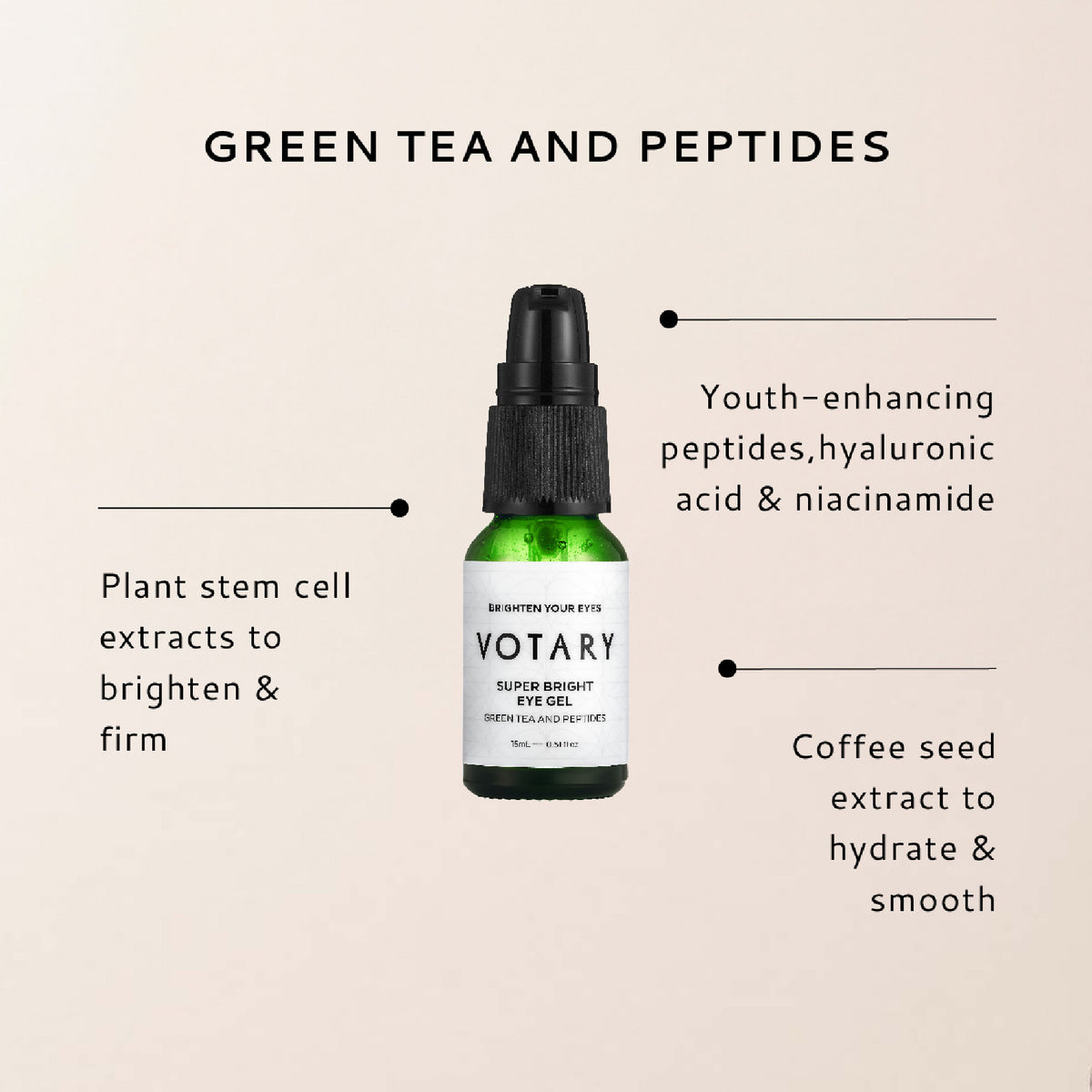 Super Bright Eye Gel | Votary Luxury Skincare - VOTARY